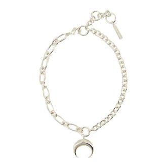 Marine Serre Moon Necklace - unisex - Marine Serre - Necklaces - Gray - ONE SIZE - Accessories