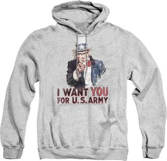 Gildan U. S. ARMY I Want You Adult Pull Over Hoodie