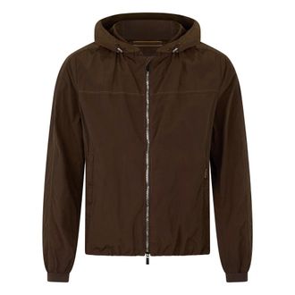 Moorer Light Jackets, male, Brown, Size: S Albori Jacket