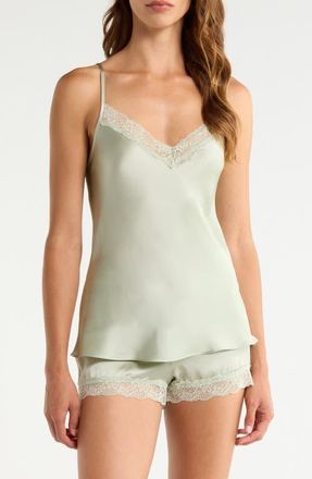 Etam Milky Silk Camisole in Bleach at Nordstrom, Size X-Large