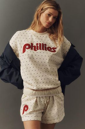 Mitchell & Ness MLB Long-Sleeve Crew-Neck Pullover