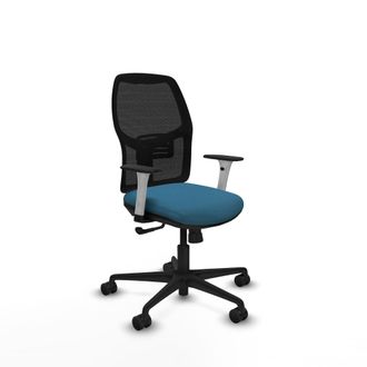 Piqueras y Crespo Silla De Oficina Piqueras Y Crespo Alfera Blanco Soporte Lumbar