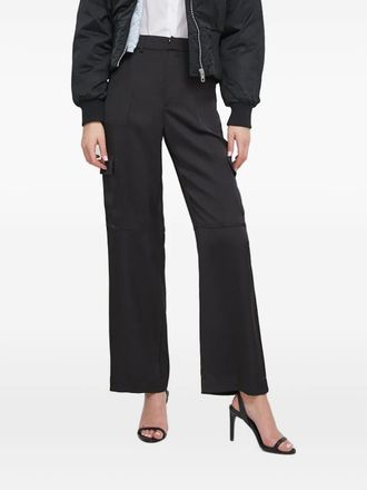 Joop cargo-pocket trousers - women - Polyester - 44 - Black