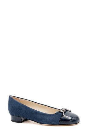 Amalfi By Rangoni Miele Cap Toe Pump in Navy Cashmere Venice Gunmetal at Nordstrom, Size 9.5