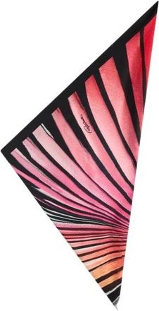 Roberto Cavalli Accessoires, Dames, Veelkleurig, ONE Size, Ray Of Paradise Print Silk Stole