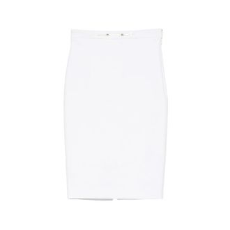 Elisabetta Franchi Logo-plaque Pencil Midi Skirt