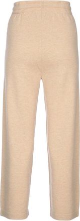 Elisabetta Franchi Womens Tricot Trousers Beige Knit