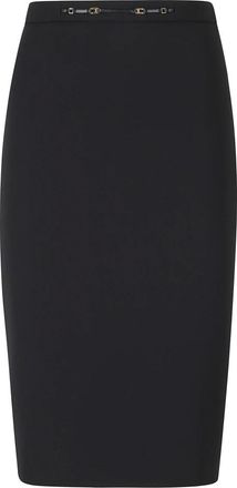 Elisabetta Franchi Gonna - female - Elisabetta Franchi - Midi Skirts - Black - XS - Skirts