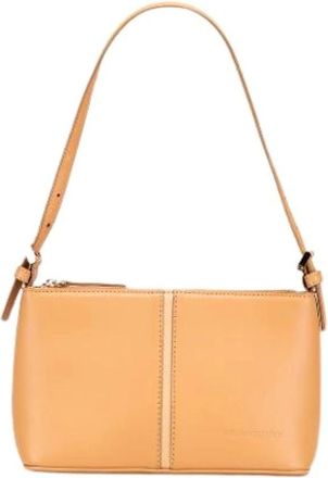 Burberry Pre-owned Shoulder Bags, female, Beige, Size: ONE SIZE Pre-owned Leather Shoulder Bag