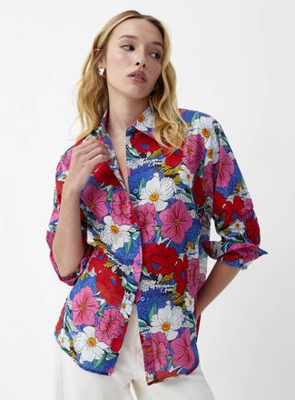 Icone Womens Luxurious bloom loose shirt