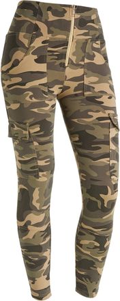 Freddy Pantaloni WR.UP stile cargo con vita alta in jersey camo