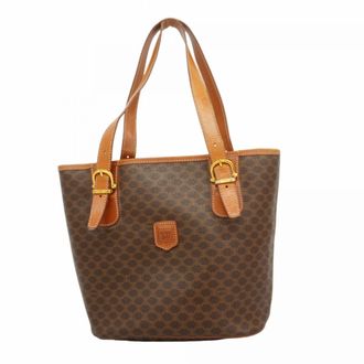 Celine Brown Pvc Tote Bag (Pre-Owned)
