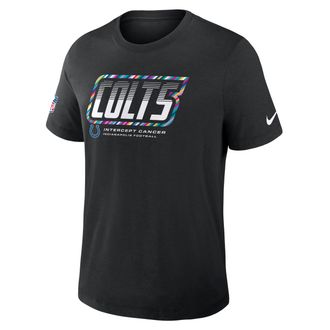 Nike Indianapolis Colts Crucial Catch Sideline Nike Mens Dri-FIT NFL T-Shirt in Black | 034J00AZUE-F9R