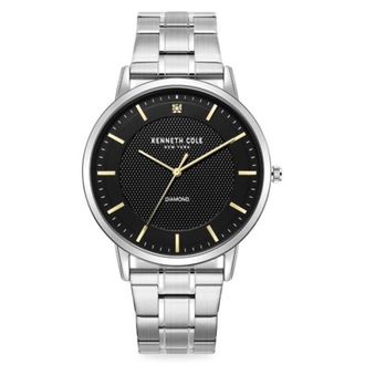 Kenneth Cole Diamond Quartz Black Dial Mens Watch KCWGG2271406