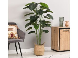 Vente-Unique Albero artificiale di taro con vaso H.160 Verde - BAJA