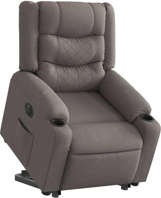 vidaXL Vidaxl - Sill&oacute;n El&eacute;ctrico Reclinable Elevable De Tela Gris Taupe