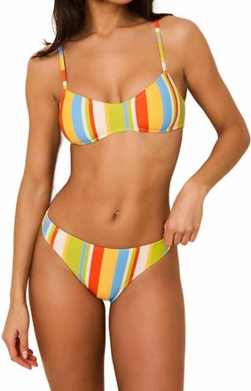 Solid & Striped Rachel Bikini Top In St. Barths Stripe
