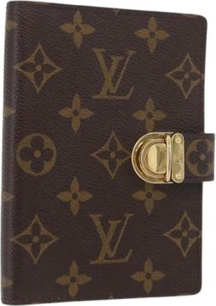 Louis Vuitton Pre-owned Wallets, female, Brown, Size: ONE SIZE Pre-owned Day Planner Cover