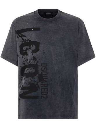 Dsquared2 T-shirt met ronde hals - Grijs