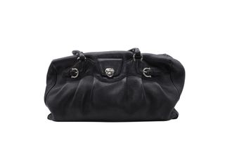 Ferragamo Shoulder Bag in Black Leather