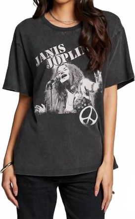 Chaser Janis Joplin Retro Tee In Stingray