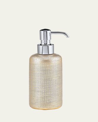Labrazel Woven Metallic Pump Dispenser with Nickel Polished Top