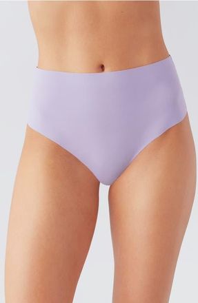 b.tempt'd by Wacoal b.bare High Waist Thong in Lavender Gray at Nordstrom, Size Large