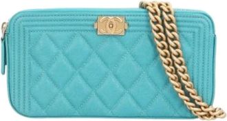 Chanel Pre-owned Boy Chanel Handbag - - Pre-owned - Donna - Blu - ONE SIZE