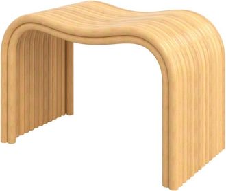 Rendez-Vous D&eacute;co Taburete de rat&aacute;n natural 68 cm