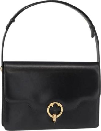 Gucci Pre-owned Vintage Schoudertas - Dames - Vintage Schoudertas - Zwart - ONE Size - Leer - Vintage