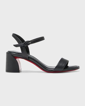 Christian Louboutin 55mm Miss Jane Ankle-Strap Sandals