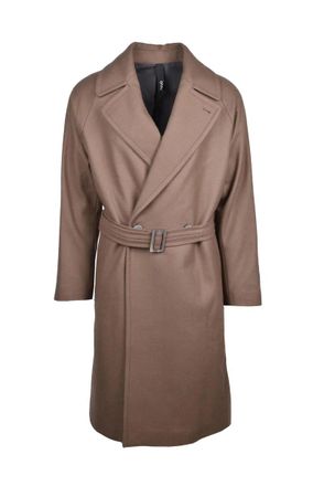Hev&ograve; Unstructured Coat - Brown