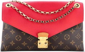 Louis Vuitton Pallas Chain Monogram Canvas and Calfskin shoulder bag - Bruin