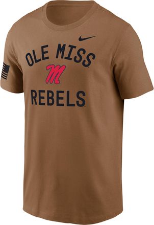 Nike University of Mississippi Rebels Nike Mens Dri-FIT College T-Shirt in Brown | IW0595-270