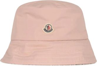 Moncler Cappello bucket con applicazione - Rosa