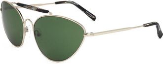 Linda Farrow DRIES VAN NOTEN 8DVN7 C1 Womens Sunglasses Gold Size Standard