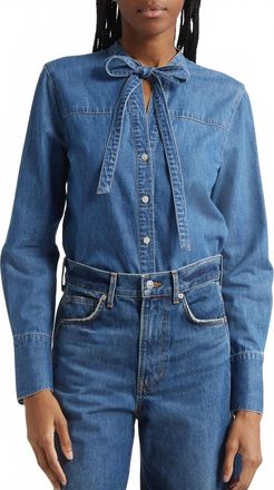 Veronica Beard Gabby Shirt In Srndy