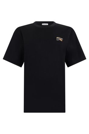 Burberry Black Crew Neck T-Shirt