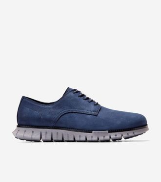 Cole Haan Mens Zer&oslash;grand Remastered Plain Toe Oxfords - Blue Size 10.5