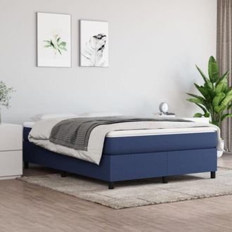 vidaXL Giroletto senza Materasso Blu 140x200 cm in Tessuto - Vidaxl