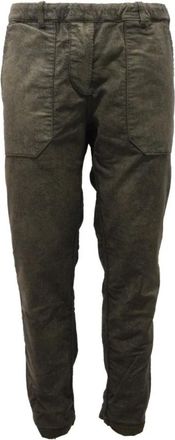 Bob Omkeerbare Velvet Groene Broek - Heren - Slim Fit Broeken - Groen - L - Broeken