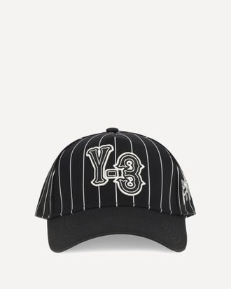 Yohji Yamamoto Cappello da Baseball Pinstripe Man UNI