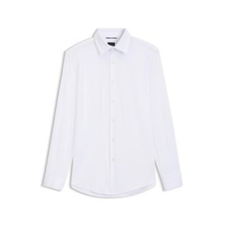 BOSS Slim-fit shirt in Italian-made performance-stretch jersey