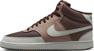 Nike Mens Court Vision Mid Next Nature Shoes in Brown | DN3577-200