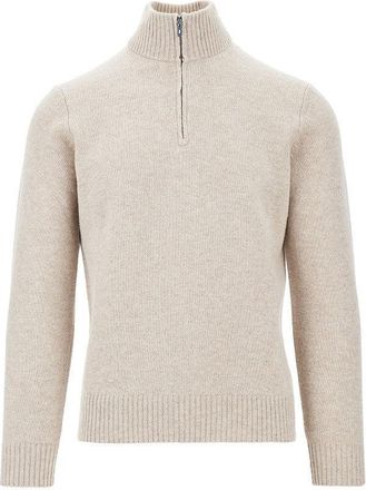 The Pull Wool quarter-zip sweater Man 46