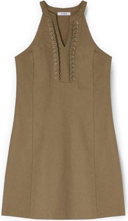 Motivi Dames, Jurken, Beige, Maat: XL Katoen