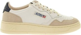 Autry Medalist Low - Leather And Suede Sneakers