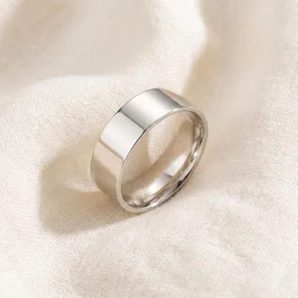 Pompeii3 Mens 950 Platinum Comfort Fit Wedding Ring Band New Size Selectable