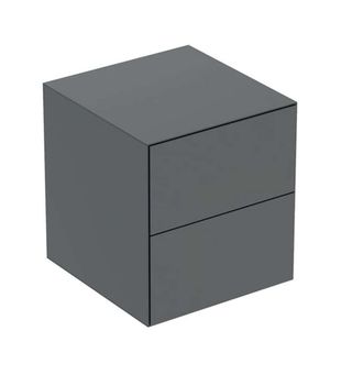 Keramag Keramag - Geberit One Armario Lateral Con Dos Cajones, 45x49.2x47cm