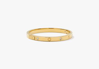 Kate Spade New York Infinite Spade Engraved Spade Bangle